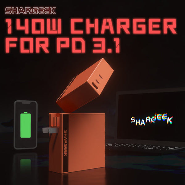 SHARGEEK 140W PD3.1 GaN Charger