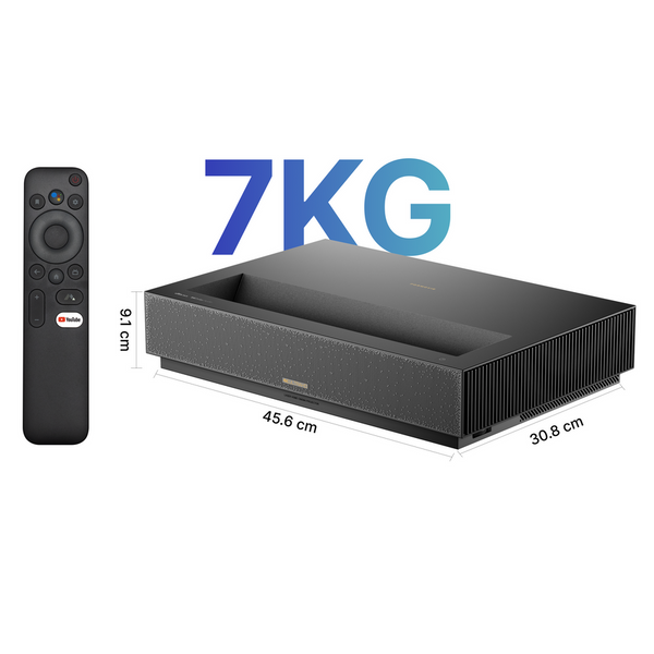 Formovie Cinema Edge 4K UST Laser Projector Featuring Google TV with Netflix (L166FGN)