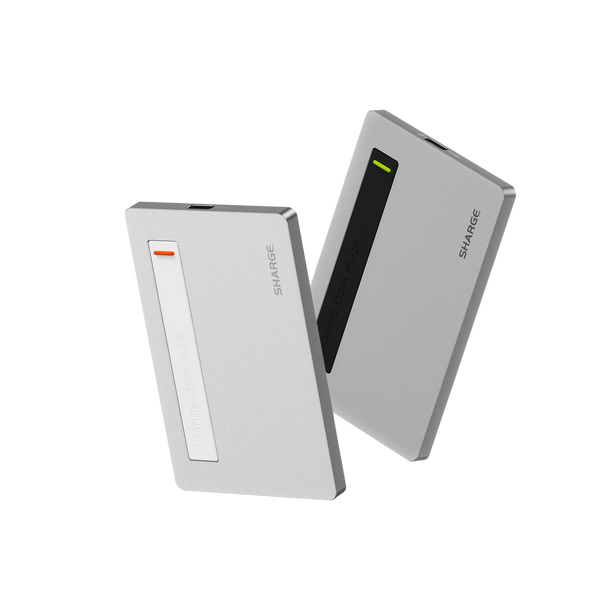 SHARGE Disk Plus (0.24"thin, 10Gbps, 4TB, Built-in USB-C Cable)
