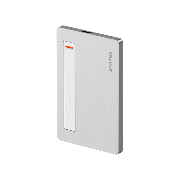 SHARGE Disk Plus (0.24"thin, 10Gbps, 4TB, Built-in USB-C Cable)