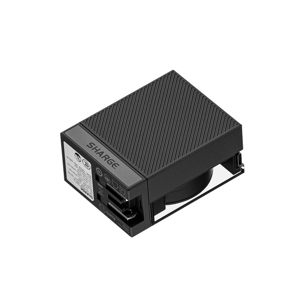 SHARGE Retractable 65 Charger (65W, 2 Ports, Built-in Retractable Cable)
