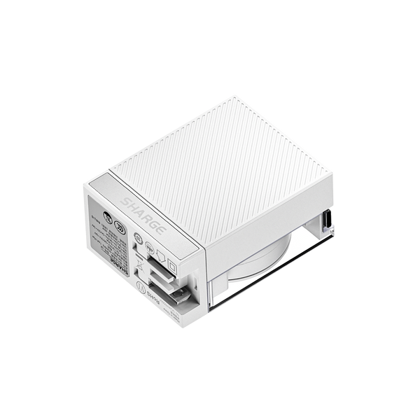 SHARGE Retractable 65 Charger (65W, 2 Ports, Built-in Retractable Cable)
